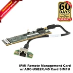 Supermicro AOC-SIM1U+ Ipmi 2.0 Management Controller Add-on Card AOC-USB2RJ45. Fixed Price $26.39.