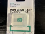 Hpe 8GB Micro Secure Digital Card 726116-B21. Fixed Price $40.00.