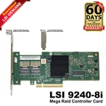 Lenovo Lsi Megaraid 9240-8I Sas 6GBPS 8-PORTS Pcie 2.0 Controller 03T6739. Fixed Price $50.15.