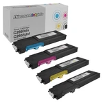 4PK Black Cyan Magenta Yellow Toner Set For Dell C2660DN C2665DNF Hy Cartridges. Fixed Price $35.99.