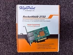 Highpoint Rocketraid 2722 Mini-sas 6GB/S Sas/sata 8 Channel Host Adapter. Fixed Price $95.00.