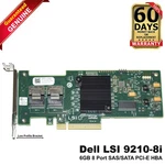 Dell Lsi SAS9210-8I 8-PORTS Sata 6GBPS Host Bus Adapter Hba GKPW4 500605B. Fixed Price $24.98.