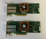 (lot 2) Chelsio Fab 100-1120-00 Rev Dual-port Network Adapter Card "P6D". Fixed Price $40.50.