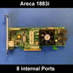 Areca ARC-1883I Sas Sata 12G Dual Core Pcie 3.0 Raid Controller. Fixed Price $499.00.