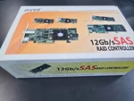 Areca 12GB/S Sas Raid Controller ARC-1883LP. Fixed Price $500.00.