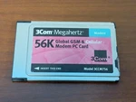 3COM Megahertz 56K Global Gsm & Cellular Modem Pc Card (3CCM756) - Tested. Fixed Price $24.99.