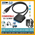 Usb 3.0 To Sata External Hard Drive Reader 2.5" 3.5" Hdd Ssd Power Adapter Lot. Fixed Price $674.99.