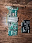 Lsi Megaraid -sas Controller Card 6GB/S 2.0X8 Pci-e- L3-25121-61A W/battery. Fixed Price $20.00.