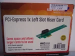 Express 1X Left Slot Riser Card Startech PCIE1RIS. Fixed Price $19.99.