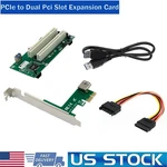 New Pci-express To Adapter Card Pcie Dual Slot Expansion. Fixed Price $24.21.