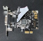 Syba Single Port RS-232 DB9 Serial Pci-express 2.0 Card SD-PEX15021. Fixed Price $7.99.