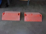2 Drop Drive Over Heavy Ramps 1-CHANNEL 3"X5" Electrical Wire Cord Cable Pipe. Fixed Price $175.00.