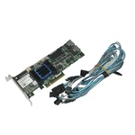Adaptec ASR-6805 512MB Sas, Sata Raid Controller Low Profile Inc 2X Cables. Fixed Price $61.82.