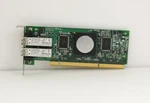 2X Qlogic QLA2462 Pcie X4 4GB FC2410401 W/(2) Finisar FTLF8524E2KNL Transceiver. Fixed Price $24.95.