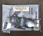 Areca ARC-1223-8I 8-PORT Sas Sata 6GB/S Pcie 2.0 X8 Raid Controller Card New. Fixed Price $149.99.