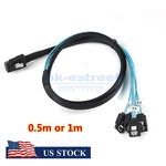 Lot Mini Sas To 4-SATA SFF-8087 Multi-lane Forward Breakout Internal Cable Us. Fixed Price $71.20.