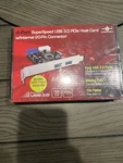Vantec UGT-PC345 4-PORT Superspeed Usb 3.0 Pci Express Host Card Brand New!. Fixed Price $39.00.