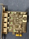 Rosewill PI40201-4X2A Port Usb 3.0 Pci-e X1 Adapter Card. Fixed Price $14.00.