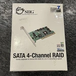 Siig SC-SA4R12-S2 Serial Ata 4-CHANNEL Raid Pci Brand New Open Box. Fixed Price $24.99.