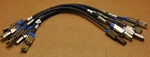 Lot Of 6 Dell Sas External Cable S.1200-5 Rev. Fixed Price $50.00.