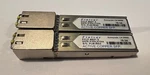 2X Finisar FCLF-8521-3 10/100/1000BASE Copper Module 100M RJ45 Sfp 300+. Fixed Price $15.98.