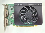 Evga Geforce GT620 1GB Dvi X2, Mini-hdmi Video Card. Fixed Price $18.24.
