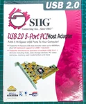 Siig Usb 2.0 5-PORT Pci Host Adapter Model US2245 Mpn New Sealed. Fixed Price $17.49.