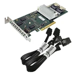 Fujitsu D2616-A12 Gs 4 6GB/S Pcie X8 Dual Port Sas Raid Controller +2X Cables Fp. Fixed Price $40.60.