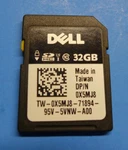 Genuine Dell Idrac Vflash Sdhc 32GB Memory Card X5MJ8. Fixed Price $35.99.