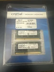 Crucial 8GB 2X4GB Sodimm DDR3 (PC3-12800) Ram 1.35V Usa CT51264BF160B.C16FER2. Fixed Price $33.99.