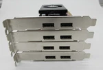 Lot Of 4 Amd Firepro W2100 2GB GDDR3 Pcie 3.0 X8 Graphics Card. Fixed Price $45.00.