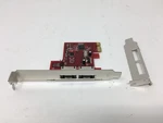 Startech PEXESAT32 2-PORT Pcie Esata Controller Card 6GBPS Raid Support. Fixed Price $40.00.