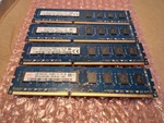 Hynix 16GB (4X4GB) 2RX8 PC3-12800U DDR3-1600 Desktop Memory HMT351U6CFR8C-PB. Fixed Price $20.50.