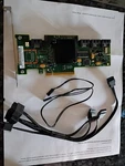 Hp SAS9212-4I 4-PORT 6GB/S Pcie Sata Raid Controller P/n: 694504-001 Tested W/ca. Fixed Price $39.99.