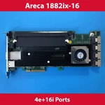Areca ARC-1882IX-16 4GB Cache Pcie 3.0 X8 4E + 16I Ports Sas/sata Raid Card. Fixed Price $275.00.