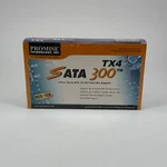Promise SATA300 TX4 Pci Controller Card 4-PORT New Sealed. Fixed Price $69.00.