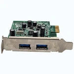Dell 0FWGJ8 Ecs U3N2-D Pcie X1 Usb 3.0 2-PORT Expansion Card Adapter. Fixed Price $22.00.