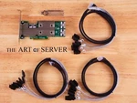 Broadcom Lsi 9306-24I 12GBPS SAS-3 Hba P16 It Mode Cable Combo SFF-8654 8I Sata. Fixed Price $427.82.
