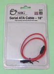 Siig Serial (sata) Internal Cable, 18", Red *new* AB51632X-SA0612-S1. Fixed Price $7.99.