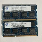 Pair (2X4GB) 8GB Nanya NT4GC64B8HG0NS-DI PC3-12800S DDR3-1600MHZ Laptop Ram Kit. Fixed Price $11.00.