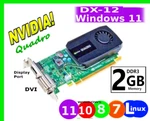 2GB Windows 11 Dvi Dp Pci-e 16X Video Graphics Card Low Profile Dell Nvidia. Fixed Price $21.10.