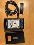 Cineraid CR-H212 2.5 Inch Dual Bay USB3 W/ 2X 750GB Hdd (striped). Fixed Price $49.99.