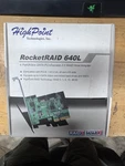 Highpoint Rocketraid 640L 4-PORT Sata Iii 6GB Pcie Card Retail Box Tested. Fixed Price $34.99.