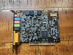 Creative Labs - 5.1 Sound Blaster Live Pci Card Model # SB0060. Fixed Price $49.99.
