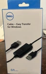 New Genuine Dell Easy Transfer Usb 2.0 Cable For Windows RJ57K 6FT. Fixed Price $21.50.