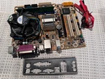 Intel DG41WV 2.8GHZ Cpu 2GB Memory Heat Sink Fan I/o Plate Sata Cables #2. Fixed Price $30.00.