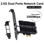 Intel I226 2.5GBPS Pcie Ethernet Card Gigabit Lan Adapter For Desktop Windows. Fixed Price $41.07.