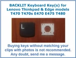 LI238 For Keyboard Lenovo Ibm Thinkpad T470S E470 T480 E475 Edge. Fixed Price $7.15.