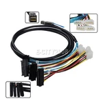 Mini Hd SFF-8644 To 4XSAS 29 Pin SFF-8482 With Power Server Data Cable 1M 2M. Fixed Price $23.98.