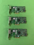 (lot Of 3) 8WWC9 Dell Intel I350-T2 Dual Port 1GB Network Adapter Half Height. Fixed Price $49.99.